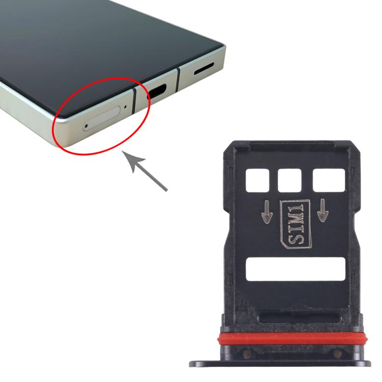 For ZTE nubia RedMagic 8s Pro SIM Card Tray + SIM Card Tray (Black) - For ZTE by PMc TechLife | Online Shopping South Africa | PMc TechLife | Buy Now Pay Later Mobicred