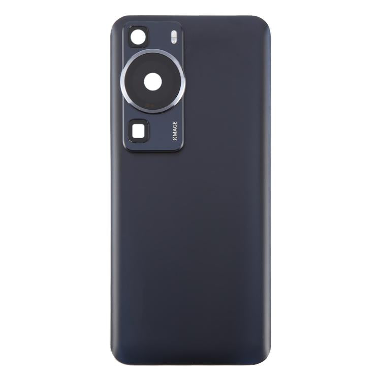 For Huawei P60 Battery Back Cover with Camera Lens Cover(Black) - Back Cover by PMc TechLife | Online Shopping South Africa | PMc TechLife | Buy Now Pay Later Mobicred