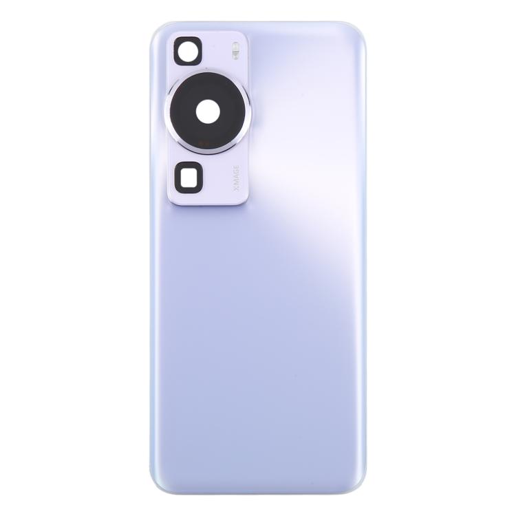 For Huawei P60 Battery Back Cover with Camera Lens Cover(Purple) - Back Cover by PMc TechLife | Online Shopping South Africa | PMc TechLife | Buy Now Pay Later Mobicred