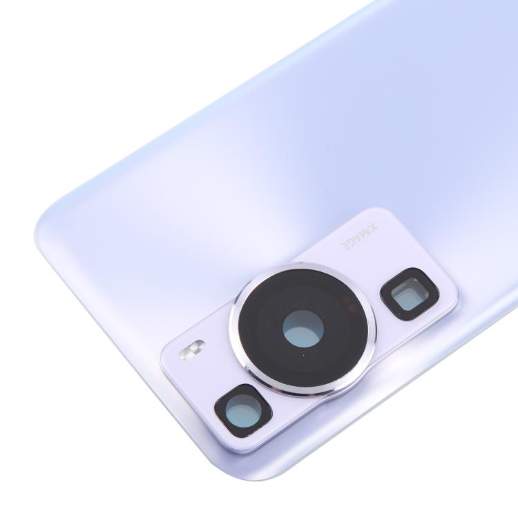 For Huawei P60 Battery Back Cover with Camera Lens Cover(Purple) - Back Cover by PMc TechLife | Online Shopping South Africa | PMc TechLife | Buy Now Pay Later Mobicred