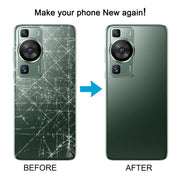 For Huawei P60 Pro Battery Back Cover with Camera Lens Cover(Green)