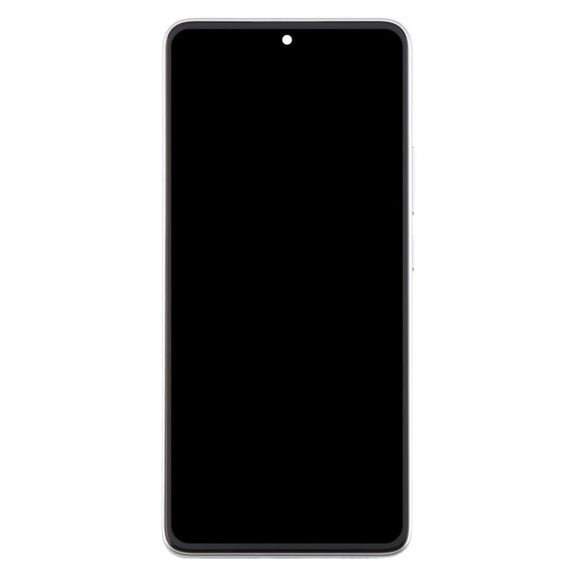 For Xiaomi Redmi Note 14 5G India AMOLED Original LCD Screen Digitizer Full Assembly with Frame (Silver)