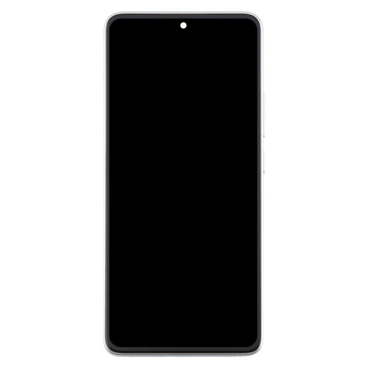 For Xiaomi Redmi Note 14 5G India AMOLED Original LCD Screen Digitizer Full Assembly with Frame (Silver)