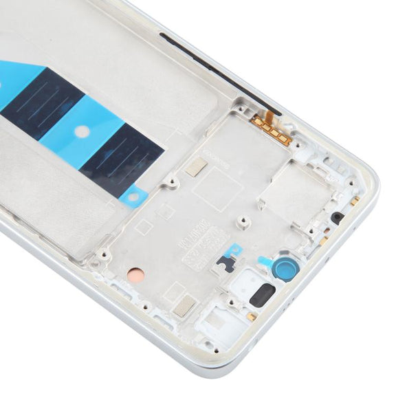 For Xiaomi Redmi Note 14 5G India AMOLED Original LCD Screen Digitizer Full Assembly with Frame (Silver)