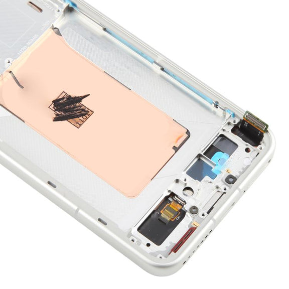 For Xiaomi 15 AMOLED Original LCD Screen Digitizer Full Assembly with Frame (Matte Silver)