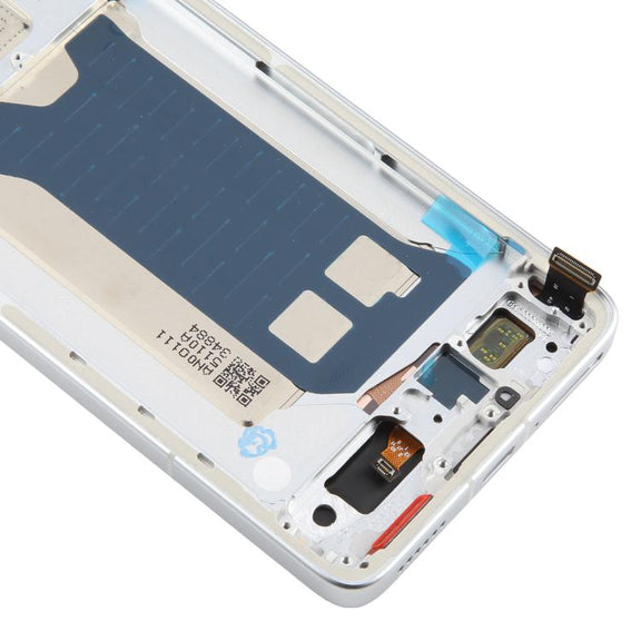 For Xiaomi Redmi K80 AMOLED Original LCD Screen Digitizer Full Assembly with Frame (Silver)