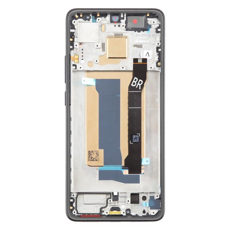 For Xiaomi Redmi Turbo 4 AMOLED Original LCD Screen Digitizer Full Assembly with Frame (Black)