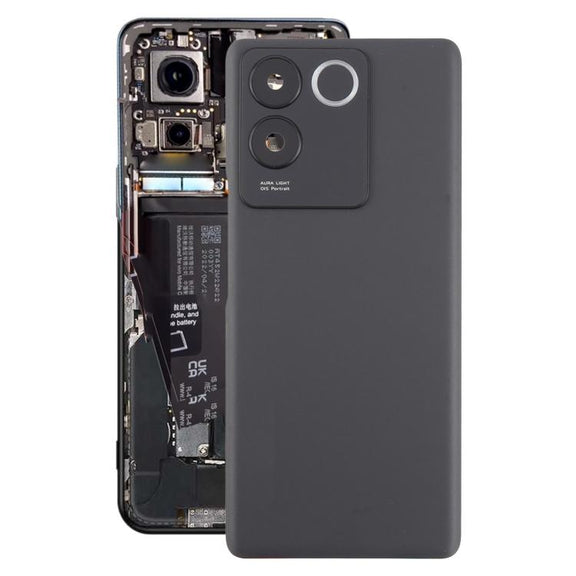 For vivo S17e Battery Back Cover with Camera Lens Cover(Black)