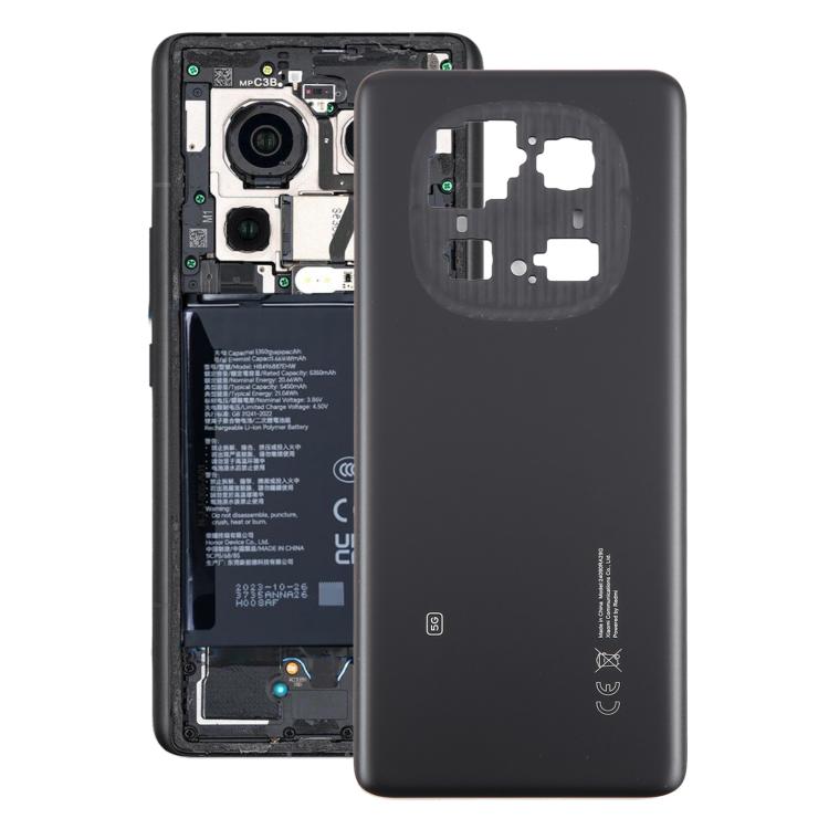 For Xiaomi Redmi Note 14 Pro 5G Original Battery Back Cover(Black) - Back Cover by PMc TechLife | Online Shopping South Africa | PMc TechLife | Buy Now Pay Later Mobicred