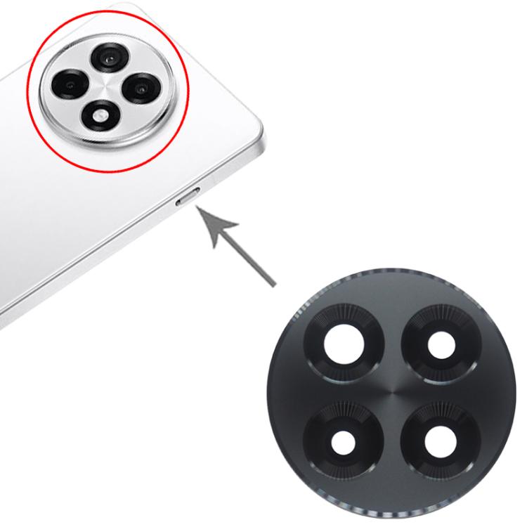 For OnePlus Ace 5 PKG110 Back Camera Lens (Black)