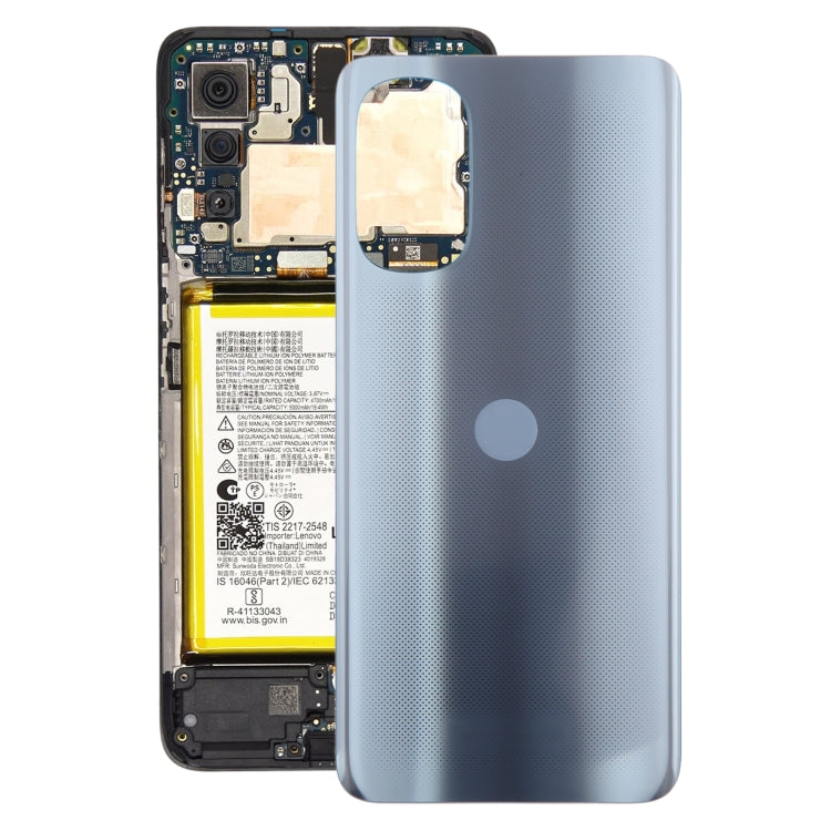 For Motorola Moto G71s Original Battery Back Cover(Black) - Back Cover by PMC TechLife | Online Shopping South Africa | PMC TechLife