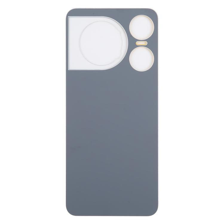 For ZTE nubia Music 2 Glass Battery Back Cover with Adhesive(Yellow) - For ZTE by PMc TechLife | Online Shopping South Africa | PMc TechLife | Buy Now Pay Later Mobicred
