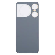 For ZTE nubia Music 2 Glass Battery Back Cover with Adhesive(Yellow)