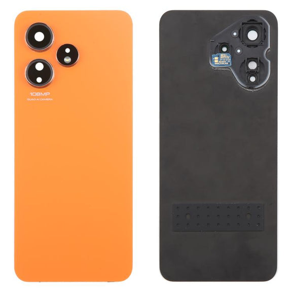 For Boost Celero 5G 2024 Glass Battery Back Cover(Orange)