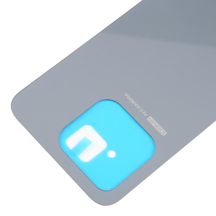 For ZTE Axon 70 Glass Battery Back Cover with Adhesive(Gray) - For ZTE by PMc TechLife | Online Shopping South Africa | PMc TechLife | Buy Now Pay Later Mobicred