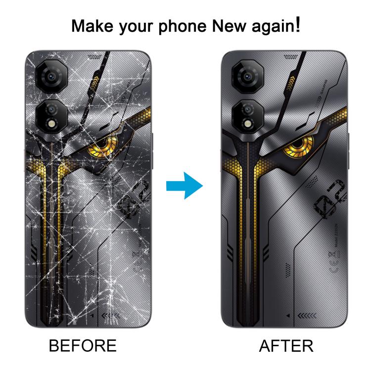 For ZTE nubia Neo 2 Z2352N Plastic Battery Back Cover with Camera Lens Cover(Yellow) - For ZTE by PMc TechLife | Online Shopping South Africa | PMc TechLife | Buy Now Pay Later Mobicred