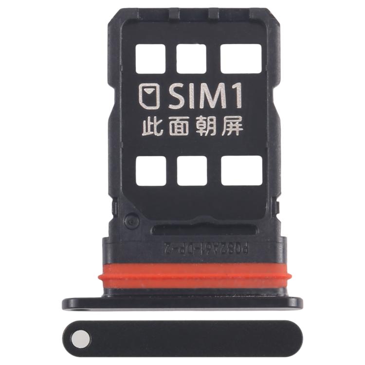 For ZTE nubia Z70 Ultra NX733J NX736J SIM + SIM Card Tray (Black) - For ZTE by PMc TechLife | Online Shopping South Africa | PMc TechLife | Buy Now Pay Later Mobicred