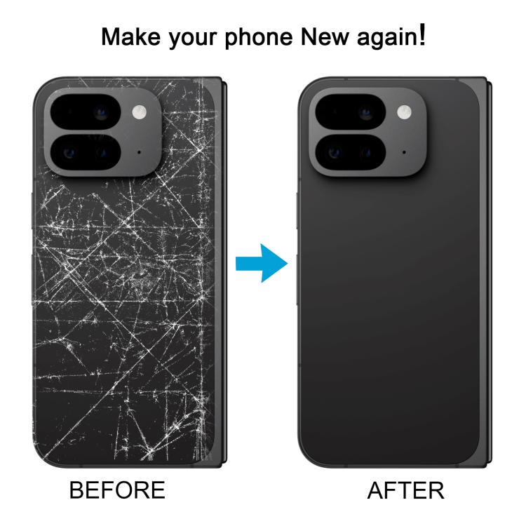 For Google Pixel 9 Pro Fold Original Back Cover with Camera Lens Cover(Black) - free shipping - PMc TechLife - Order now!