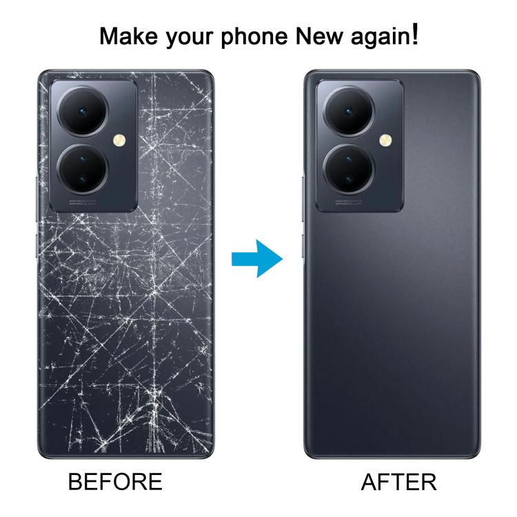 For vivo Y78+ 5G Original Back Cover(Black) - Back Cover by PMc TechLife | Online Shopping South Africa | PMc TechLife | Buy Now Pay Later Mobicred