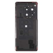 For OnePlus 12R Back Cover with Camera Lens Cover(Black)
