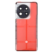 For OnePlus 11 Back Cover with Camera Lens Cover(Transparent)