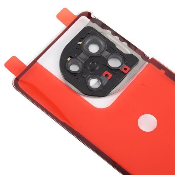 For OnePlus 11 Back Cover with Camera Lens Cover(Transparent)