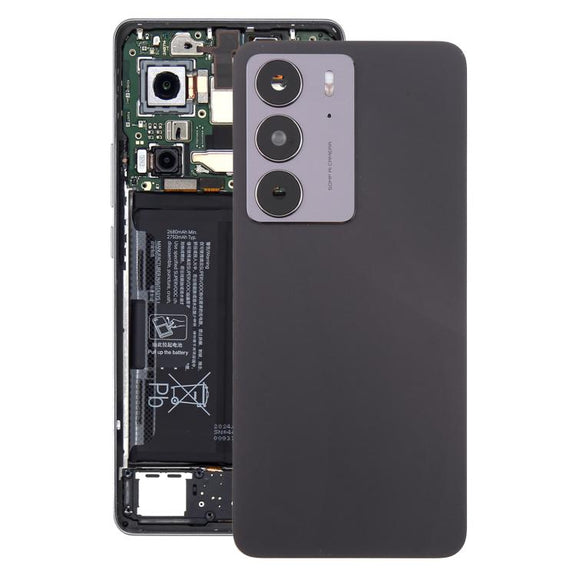 For Realme C75 4G Original Back Cover with Camera Lens Cover(Black)