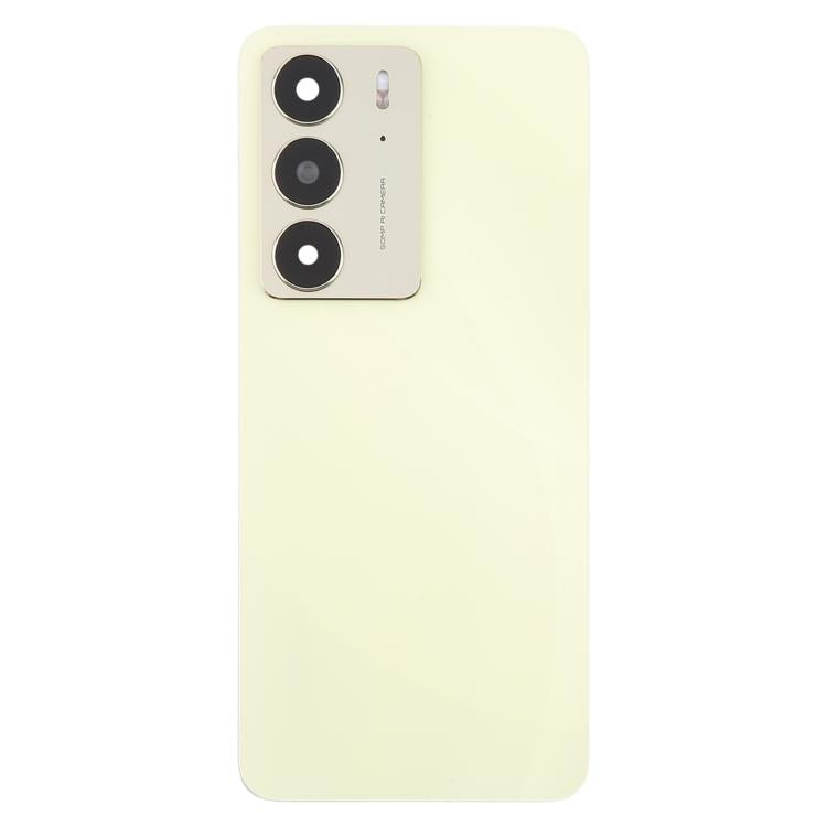 For Realme C75 4G Original Back Cover with Camera Lens Cover(Yellow) - free shipping - PMc TechLife - Order now!