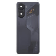 For ZTE nubia Neo 3 Plastic Battery Back Cover with Camera Lens Cover(Black)