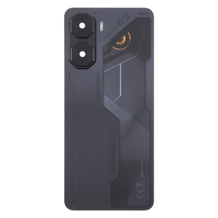 For ZTE nubia Neo 3 Plastic Battery Back Cover with Camera Lens Cover(Black)