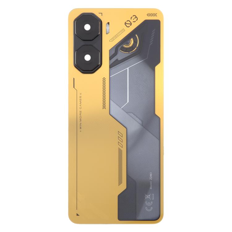 For ZTE nubia Neo 3 Plastic Battery Back Cover with Camera Lens Cover(Gold) - free shipping - PMC TechLife - Order now!