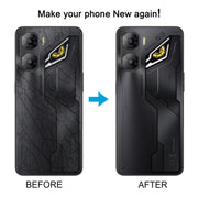 For ZTE nubia Neo 3 Plastic Battery Back Cover with Camera Lens Cover(Silver)