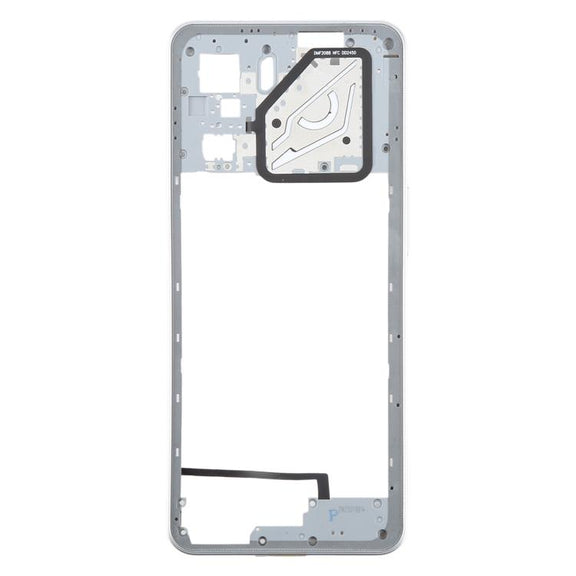 For ZTE nubia Neo 3 Plastic Middle Frame Bezel Plate (Silver)