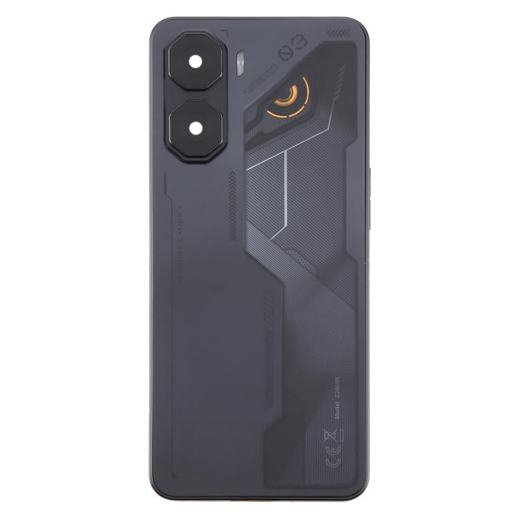 For ZTE nubia Neo 3 Plastic Battery Back Cover with Middle Frame / Camera Lens Cover(Black)