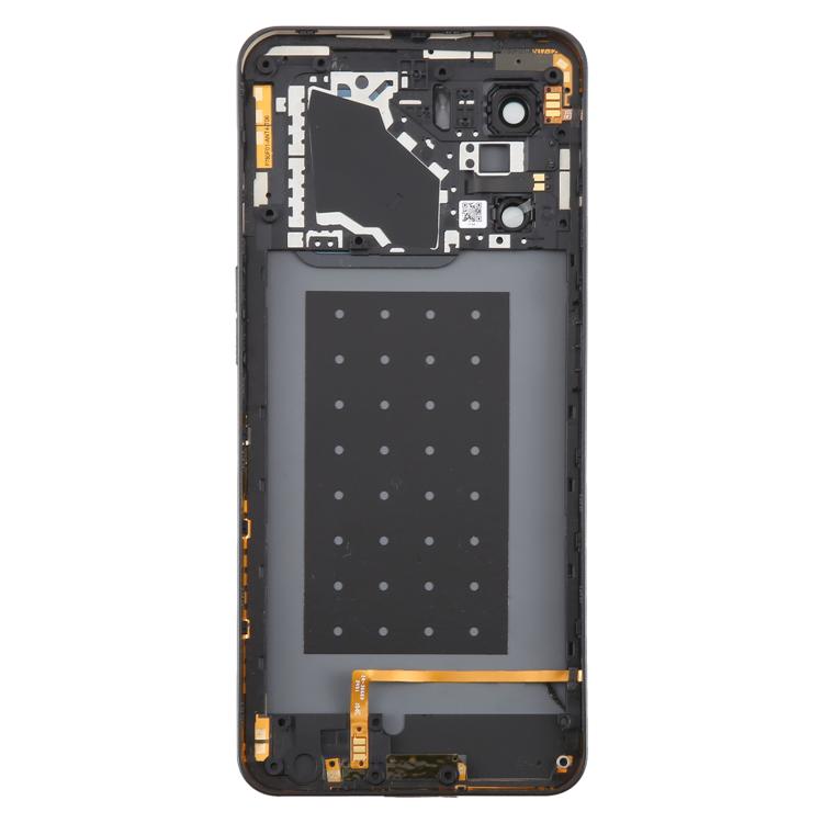 For ZTE nubia Neo 3 Plastic Battery Back Cover with Middle Frame / Camera Lens Cover(Black)