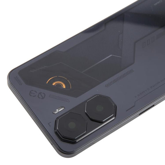 For ZTE nubia Neo 3 Plastic Battery Back Cover with Middle Frame / Camera Lens Cover(Black)