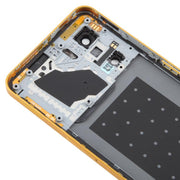 For ZTE nubia Neo 3 Plastic Battery Back Cover with Middle Frame / Camera Lens Cover(Gold)