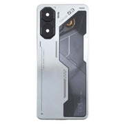For ZTE nubia Neo 3 Plastic Battery Back Cover with Middle Frame / Camera Lens Cover(Silver)