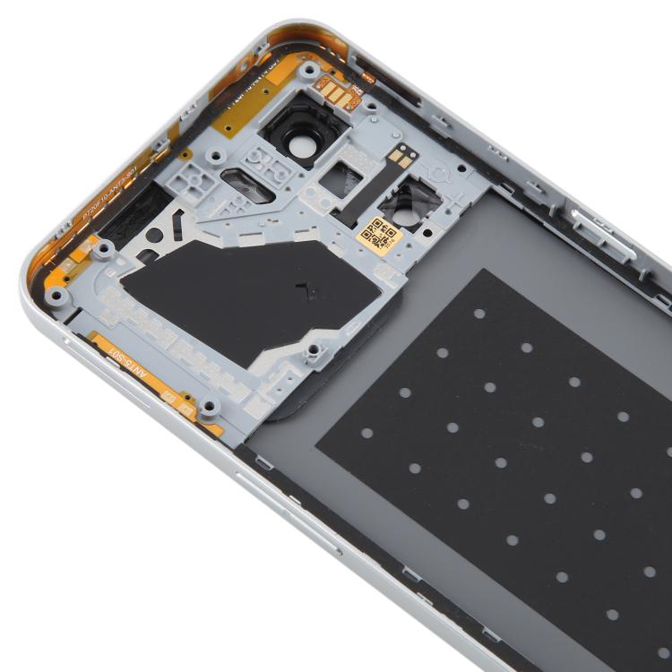 For ZTE nubia Neo 3 Plastic Battery Back Cover with Middle Frame / Camera Lens Cover(Silver)