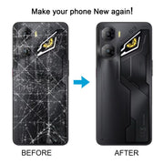 For ZTE nubia Neo 3 Plastic Battery Back Cover with Middle Frame / Camera Lens Cover(Silver)
