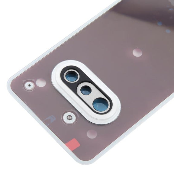 For Nothing Phone 3a A059 Glass Battery Back Cover with Camera Frame(White)