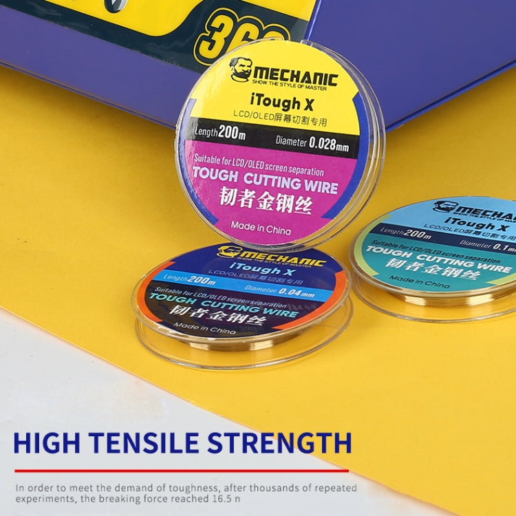 MECHANIC iTough X 200M 0.1MM LCD OLED Screen Cutting Wire