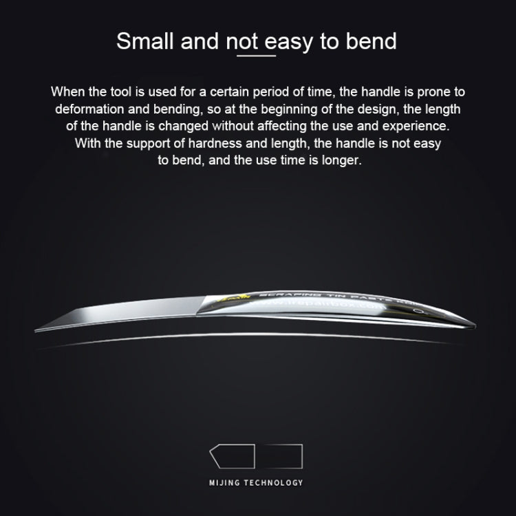 Mijing 2 in 1 Non Magnetic Svraping Tin Knife - free shipping - PMC Jewellery - Order now!