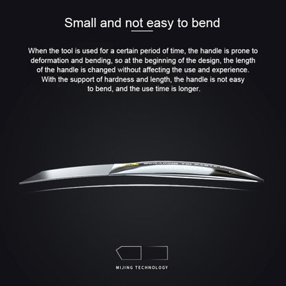 Mijing 2 in 1 Non Magnetic Svraping Tin Knife - free shipping - PMC Jewellery - Order now!