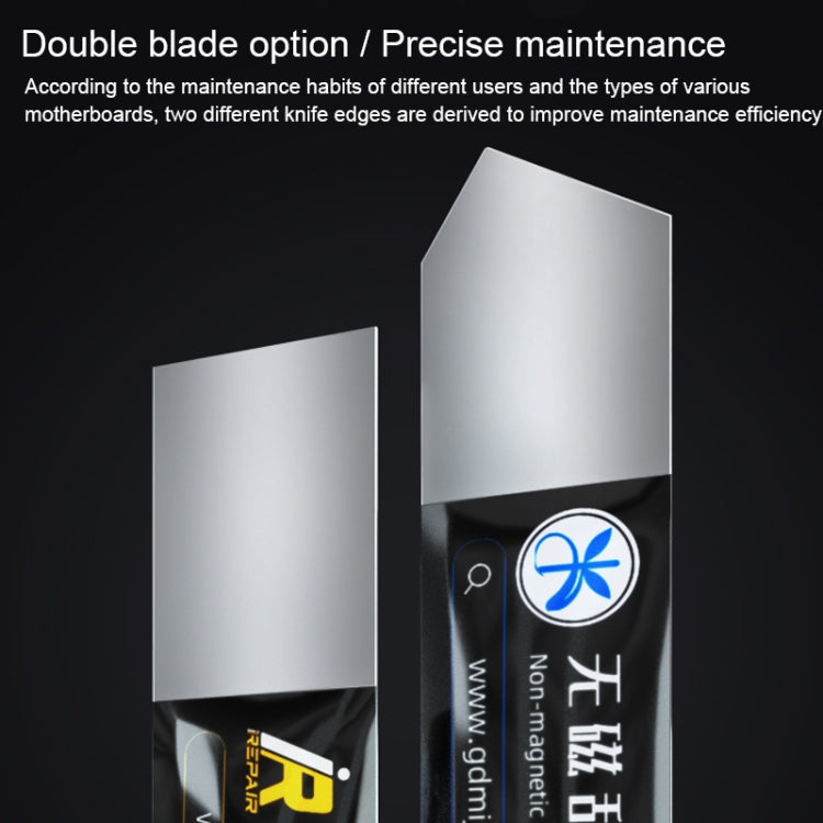 Mijing 2 in 1 Non Magnetic Svraping Tin Knife - free shipping - PMC Jewellery - Order now!
