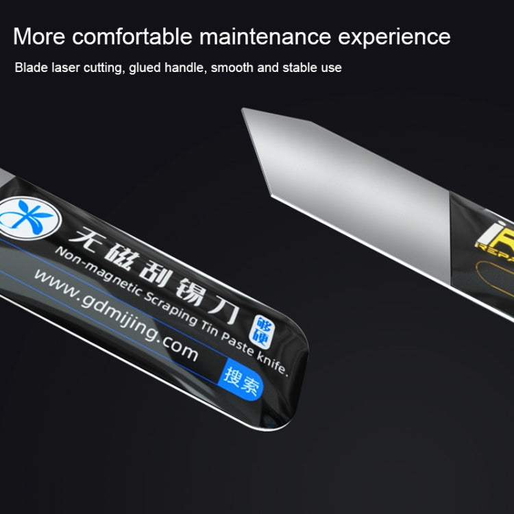 Mijing 2 in 1 Non Magnetic Svraping Tin Knife - free shipping - PMC Jewellery - Order now!