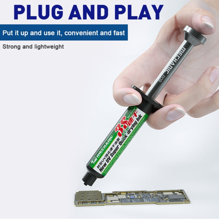MECHANIC P09 Aluminum Alloy Tube Piston Solder Paste Flux Booster Syringe - Others by MECHANIC | Online Shopping South Africa | PMC TechLife