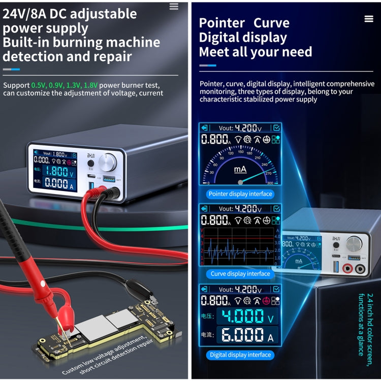 AIXUN P2408 Intelligent Voltage Regulator Power Supply, US Plug - free shipping - PMC Jewellery - Order now!