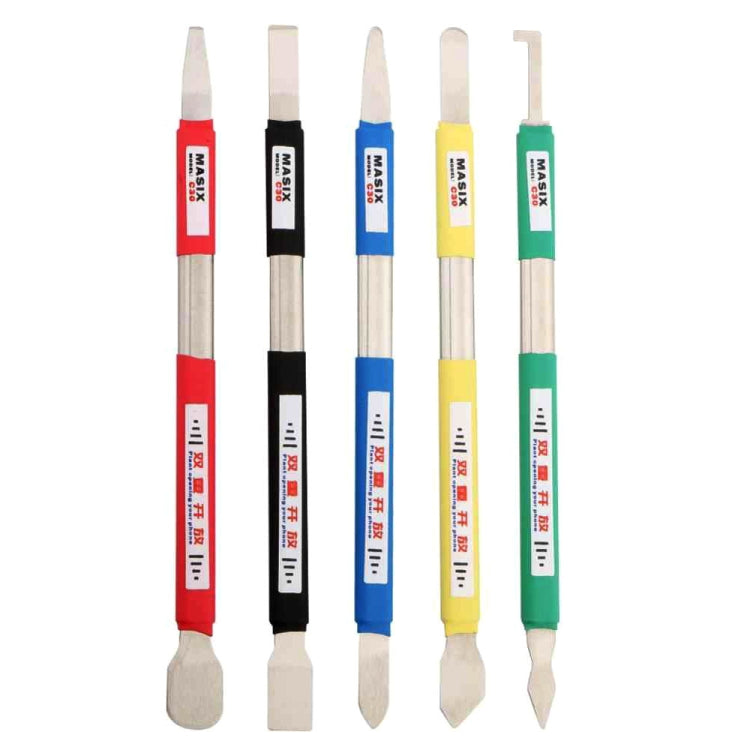 Masix C30 5 in 1 Stainless Steel Double Head Phone Opening Pry Hand Tool Kit - Crowbar by PMC TechLife | Online Shopping South Africa | PMC TechLife | Buy Now Pay Later Mobicred