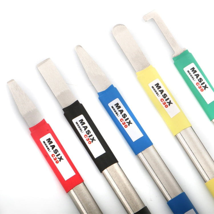 Masix C30 5 in 1 Stainless Steel Double Head Phone Opening Pry Hand Tool Kit - Crowbar by PMC TechLife | Online Shopping South Africa | PMC TechLife | Buy Now Pay Later Mobicred